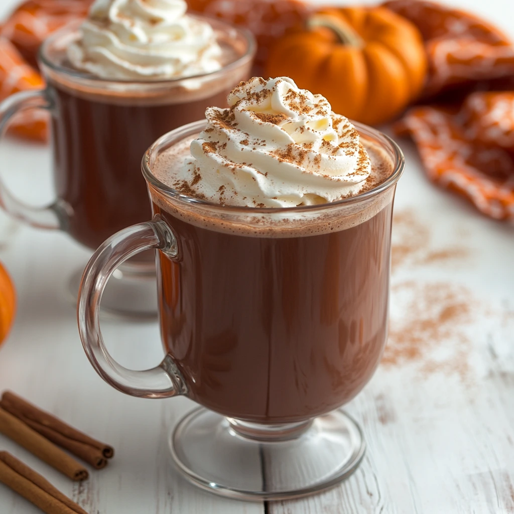 Pumpkin Spice Hot Chocolate