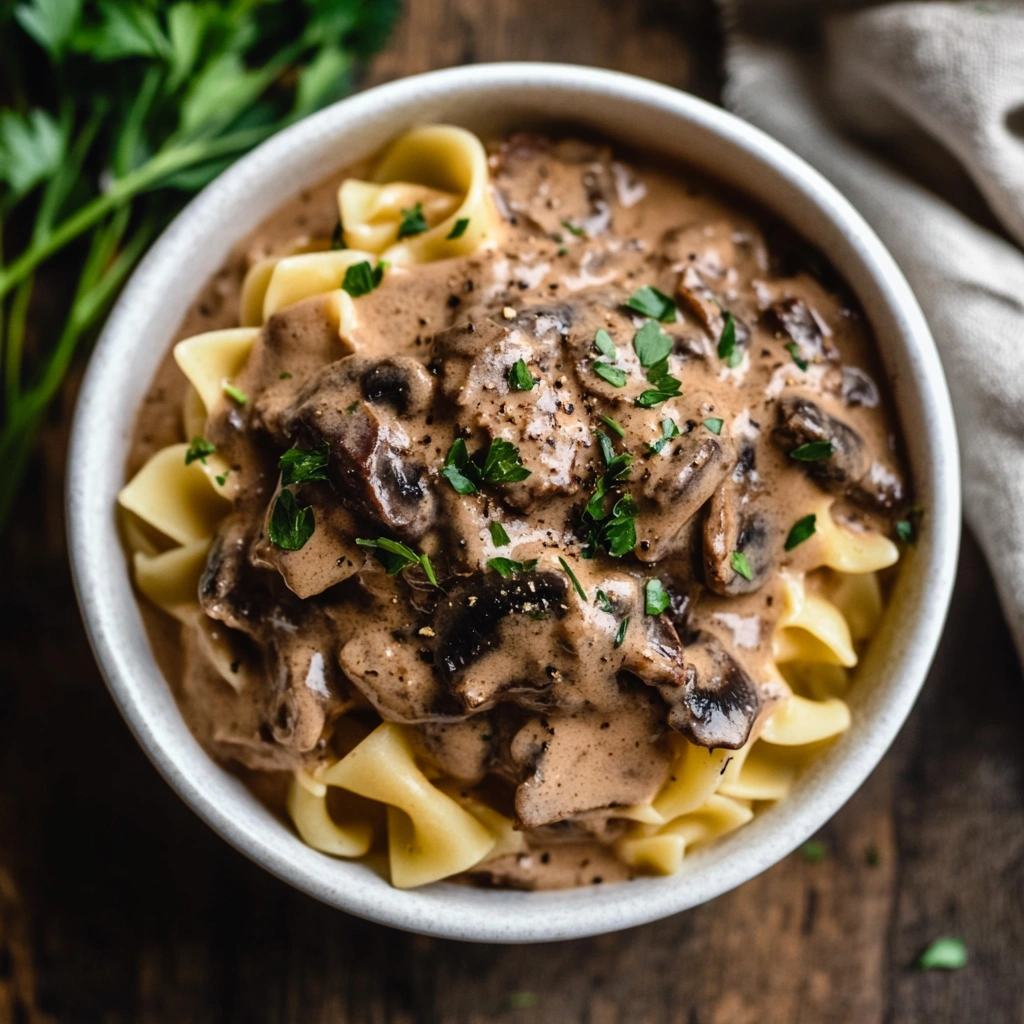 One-Pot Beef Stroganoff