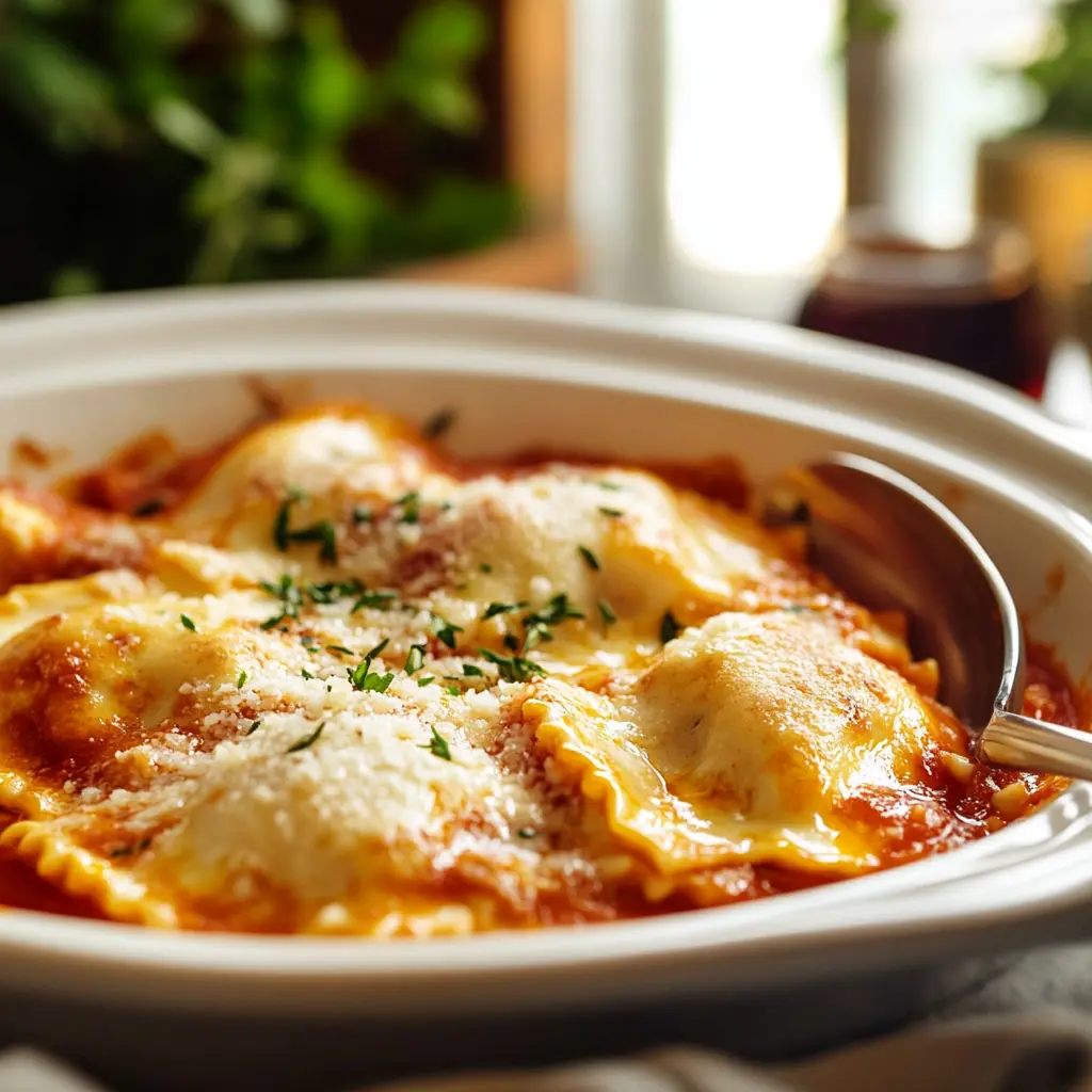 Easy 4-Ingredient Baked Ravioli Recipe: A Perfect Weeknight Dinner