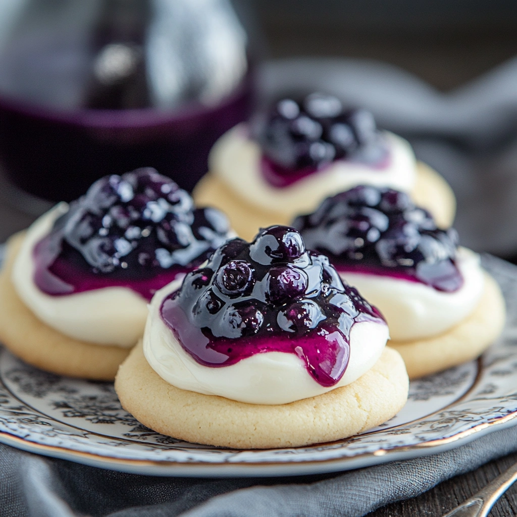 Blueberry Cheesecake Cookies