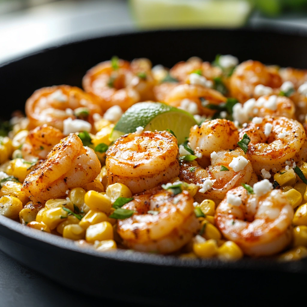 Shrimp Street Corn Skillet