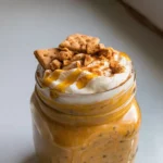 pumpkin cheesecake overnight oats