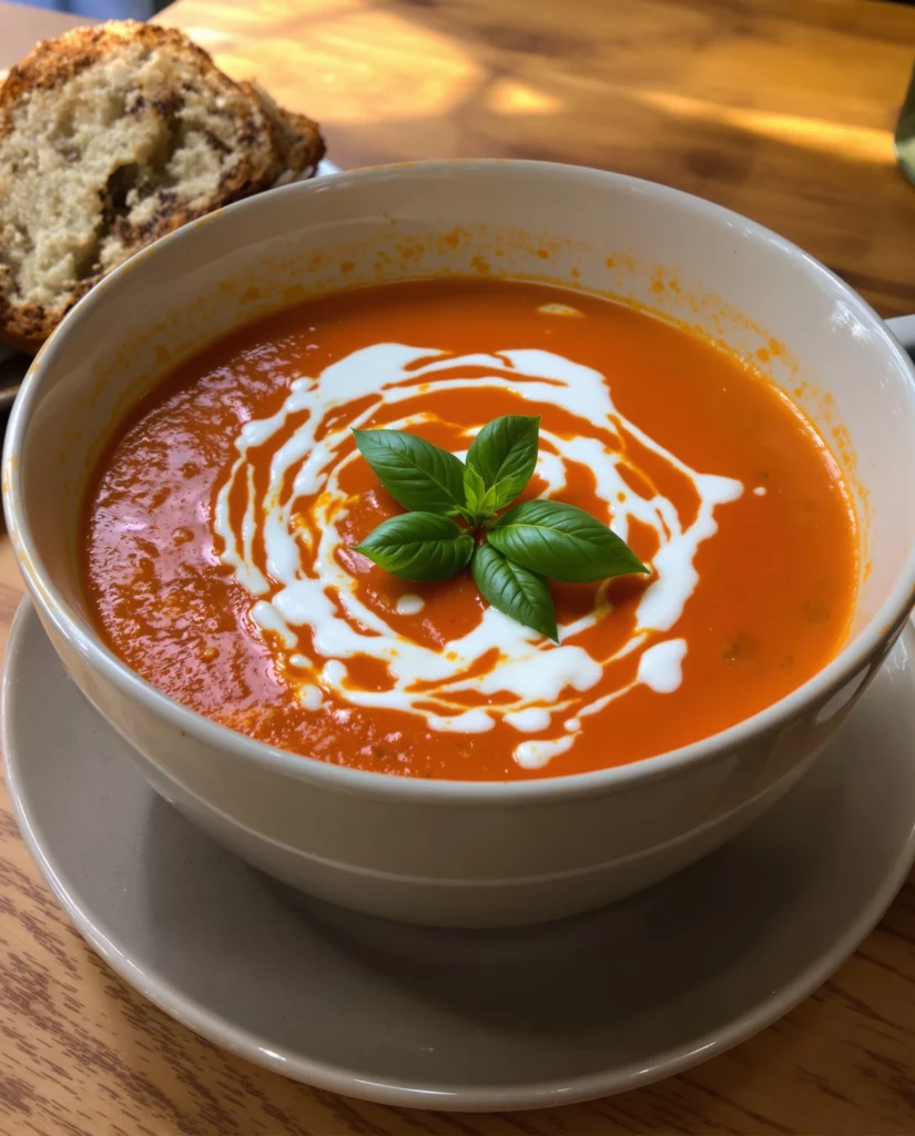 Roasted Garlic Tomato Soup
