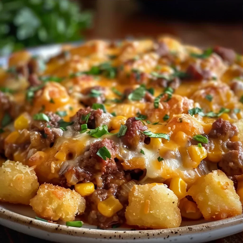 Easy Cowboy Casserole Recipe for a Crowd in 30 Minutes - Recipe Image