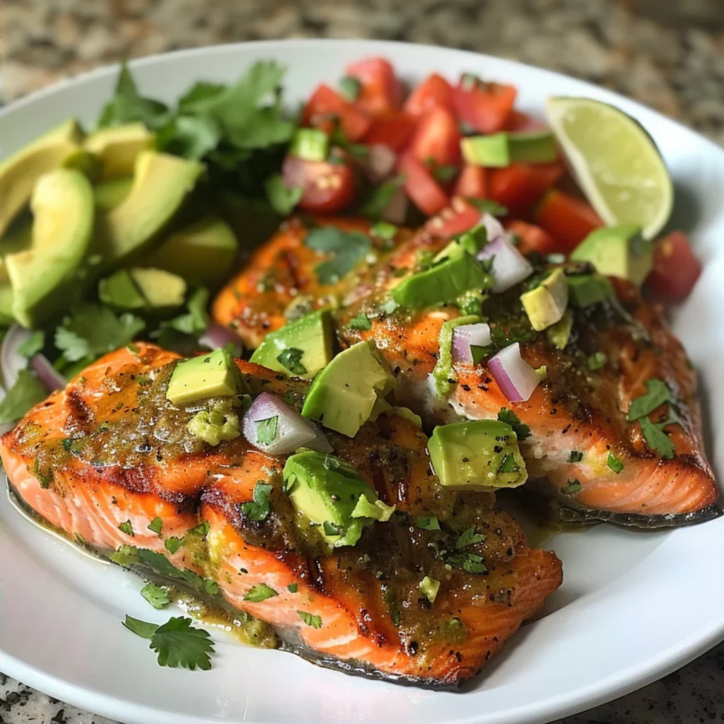 Quick Cajun Salmon Avocado Lime Bowl in 30 Minutes - Recipe Image