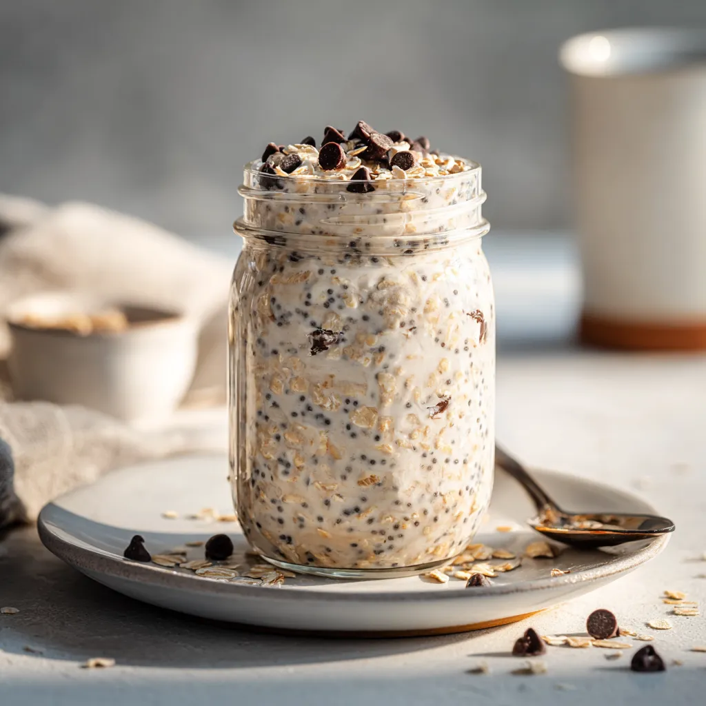 cookie dough overnight oats
