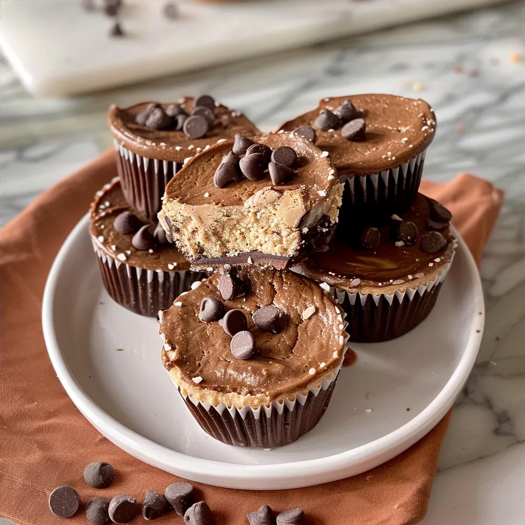Easy Protein Cookie Dough Cups with Greek Yogurt