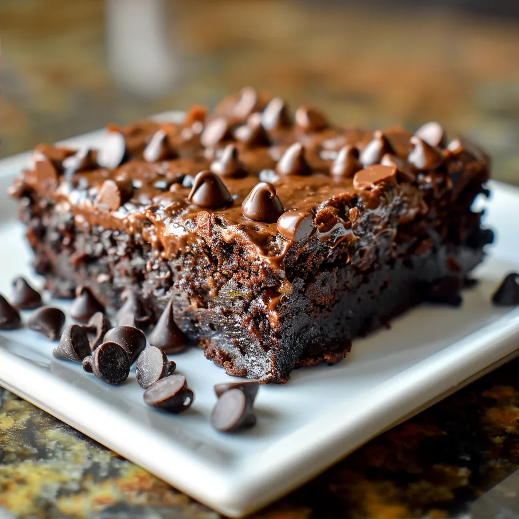 Secretly Healthy Zucchini Brownies