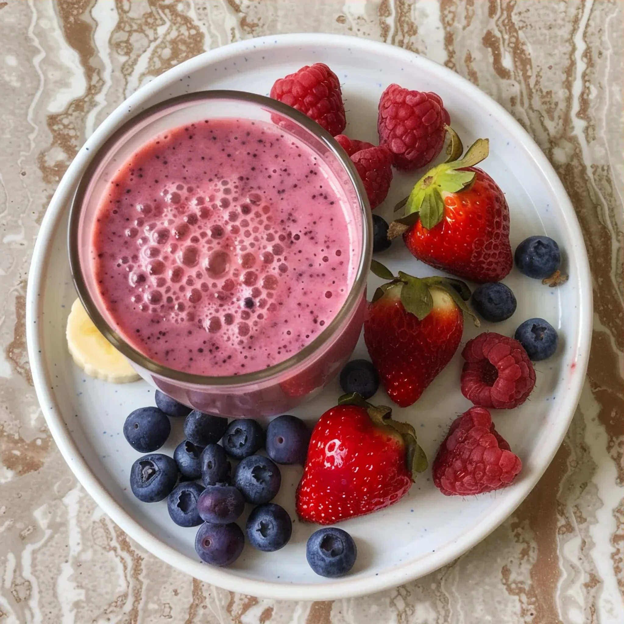 Strawberry Blueberry Smoothie