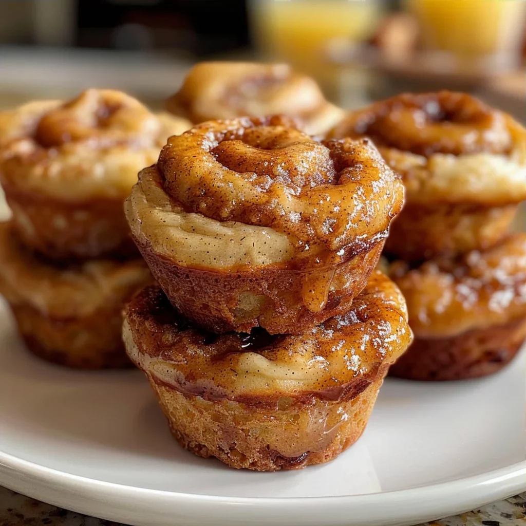 Cinnamon Roll Protein Muffins Recipe