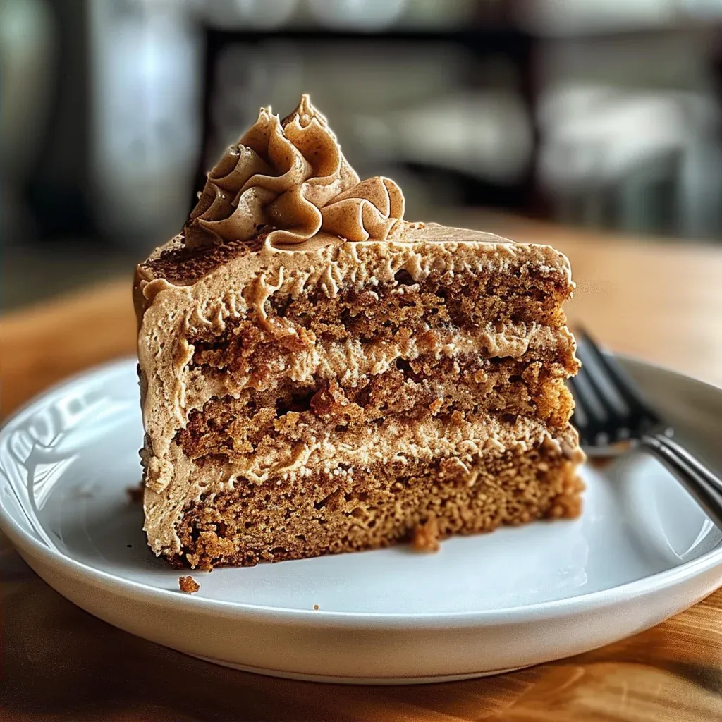 Heavenly Gingerbread Cake with Cinnamon Molasses Frosting - Recipe Image