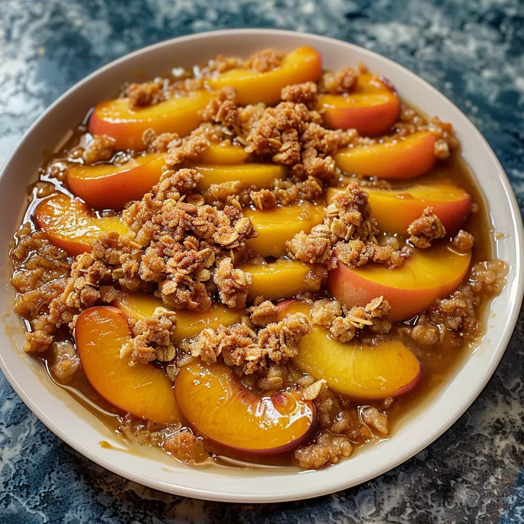 Easy Peach Crisp Recipe for a Sweet Summer Treat - Recipe Image