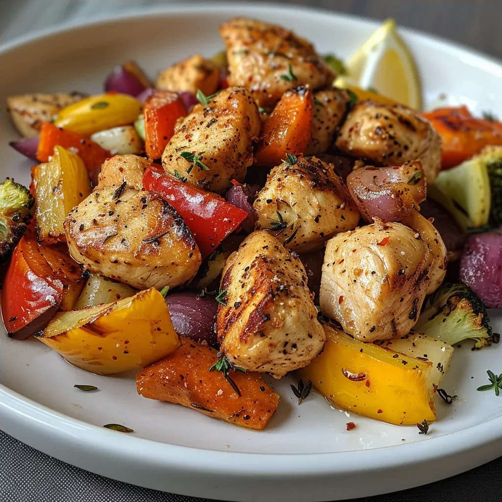 Classic One Pan Chicken and Veggies With a Modern Twist - Recipe Image