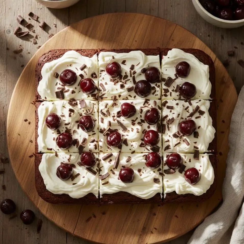 Black Forest Traybake Recipe: A Foolproof Chocolate and Cherry Showstopper