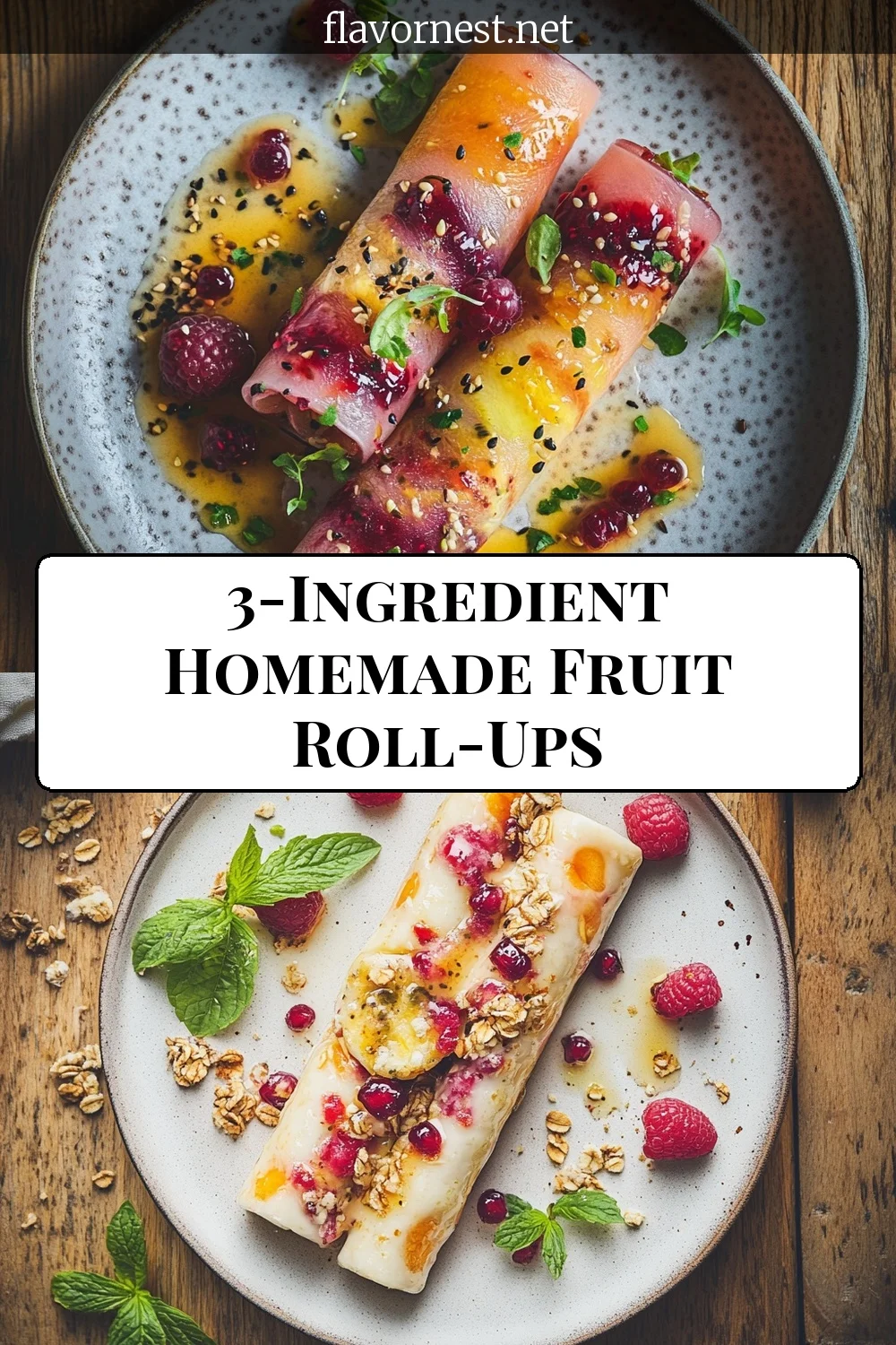 3-ingredient homemade fruit roll-ups pin