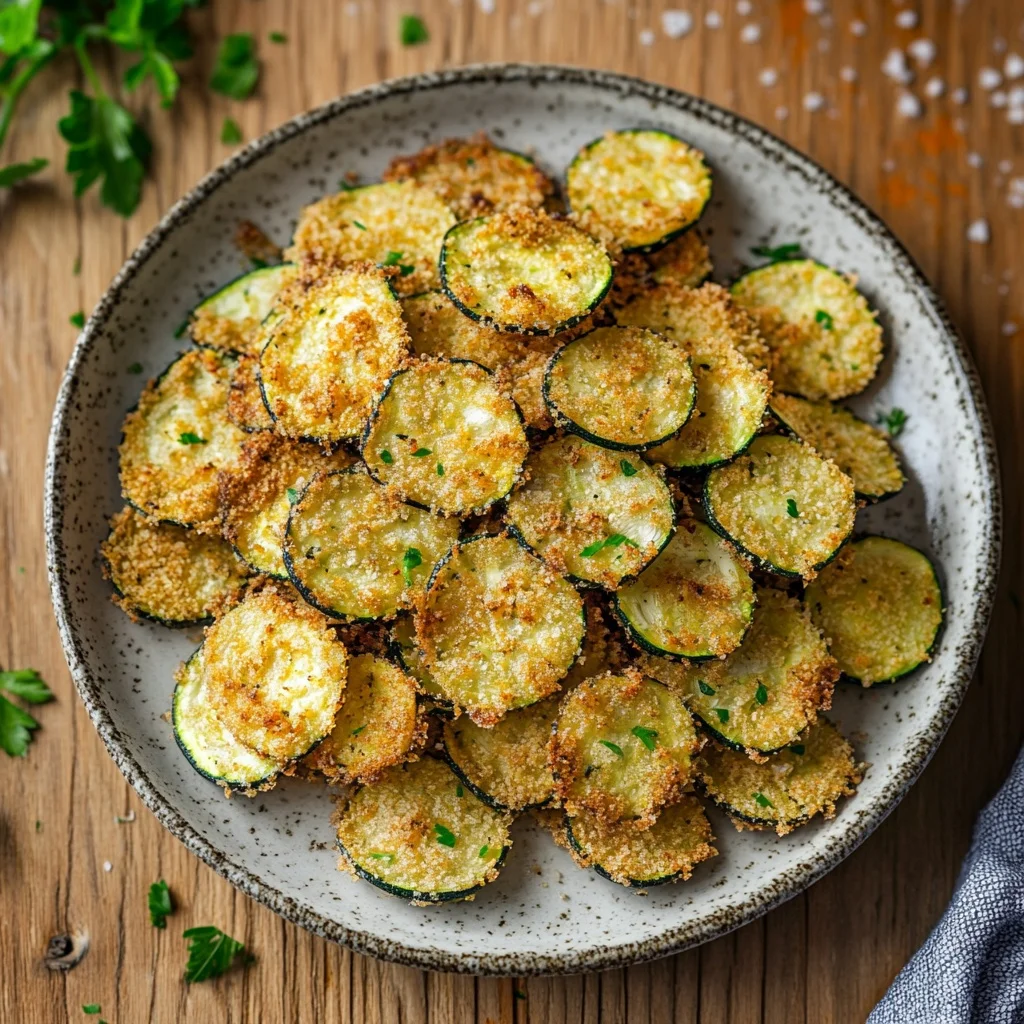 air fryer crispy zucchini chips ingredients