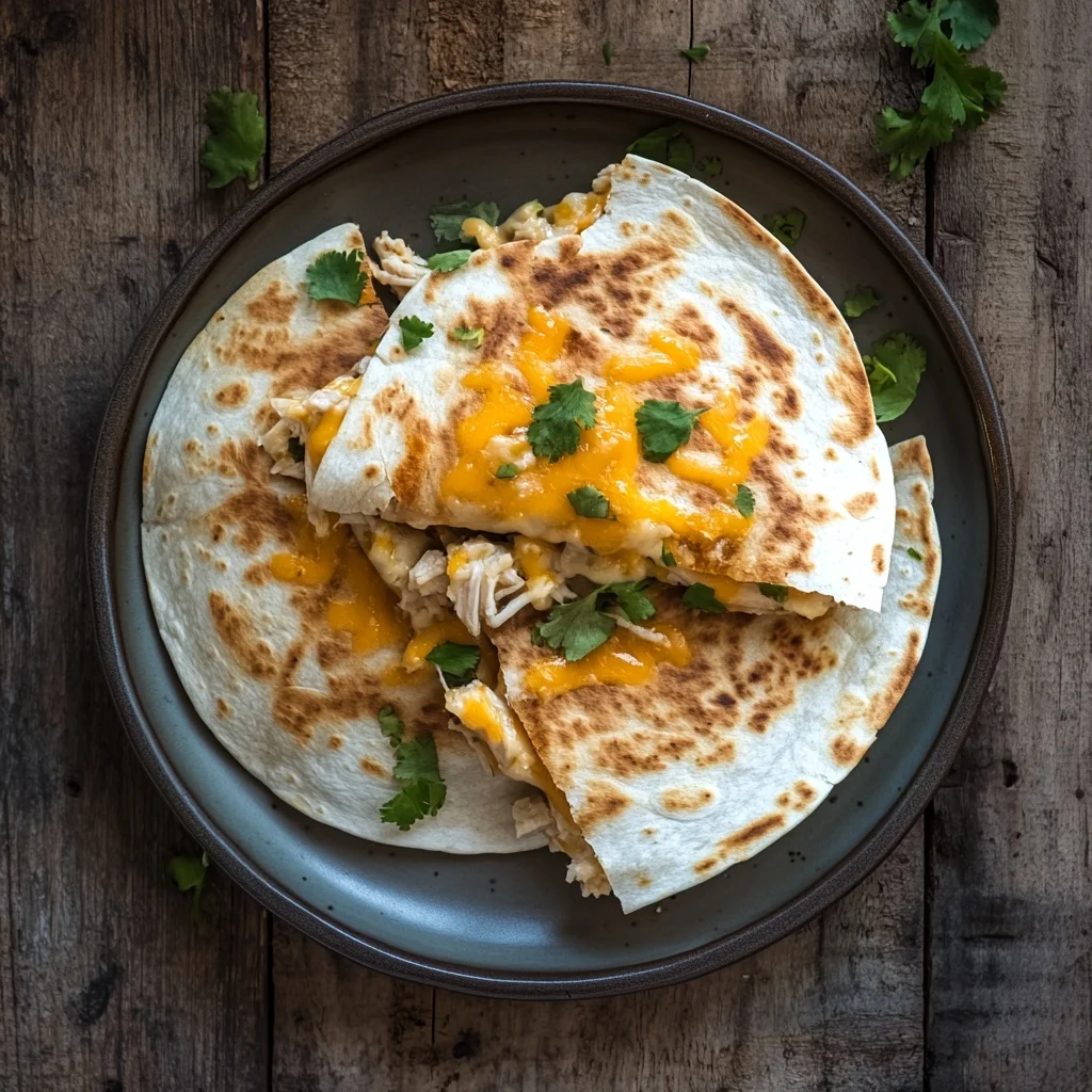 cheesy chicken quesadillas ingredients