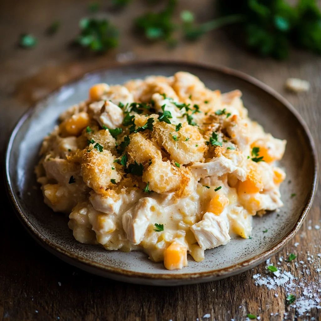 chicken casserole easy chicken dinner recipe serving suggestion