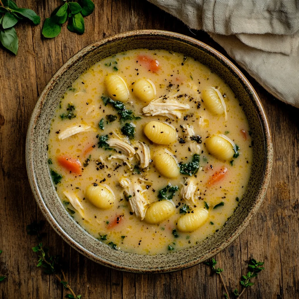 copycat olive garden chicken gnocchi soup