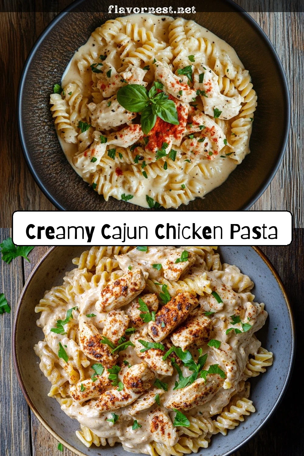 creamy cajun chicken pasta comfort meets spice pin