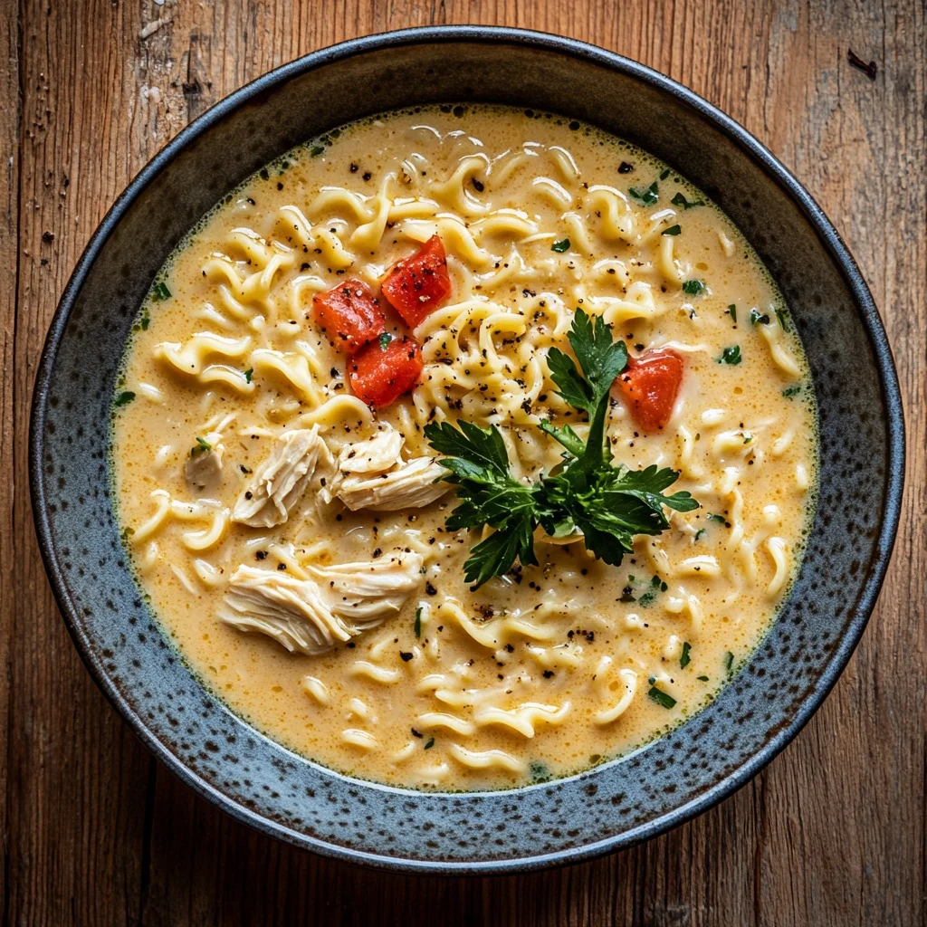 creamy crack chicken noodle soup ingredients