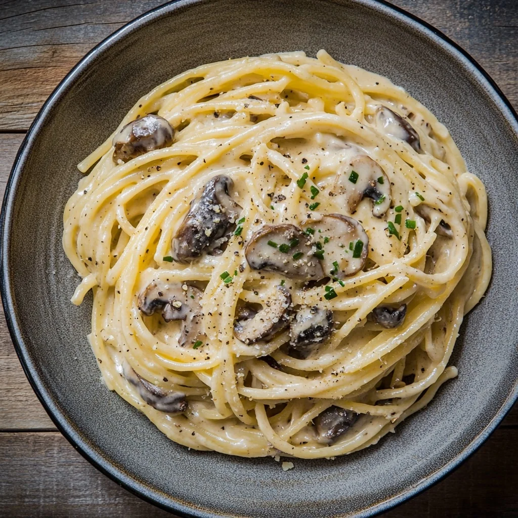 creamy mushroom pasta without cream