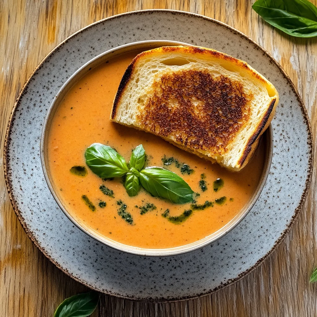 creamy tomato basil soup (with grilled cheese) ingredients