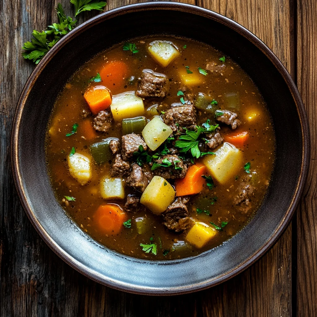 crockpot vegetable beef soup