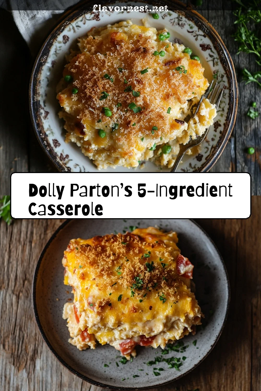 dolly parton’s 5-ingredient casserole pin