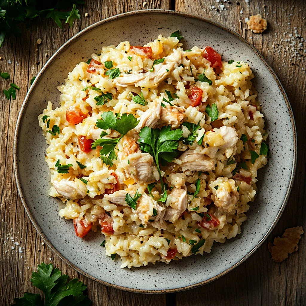 easy chicken and rice casserole