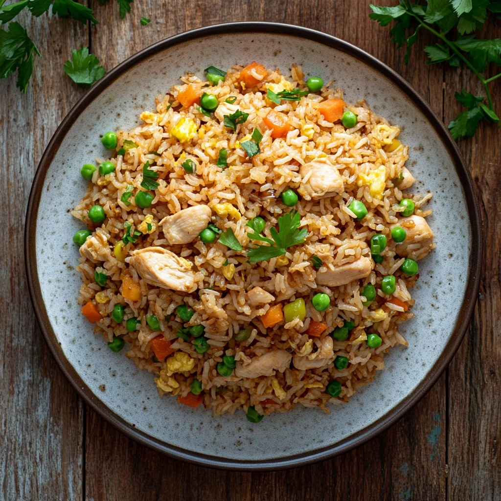 easy chicken fried rice