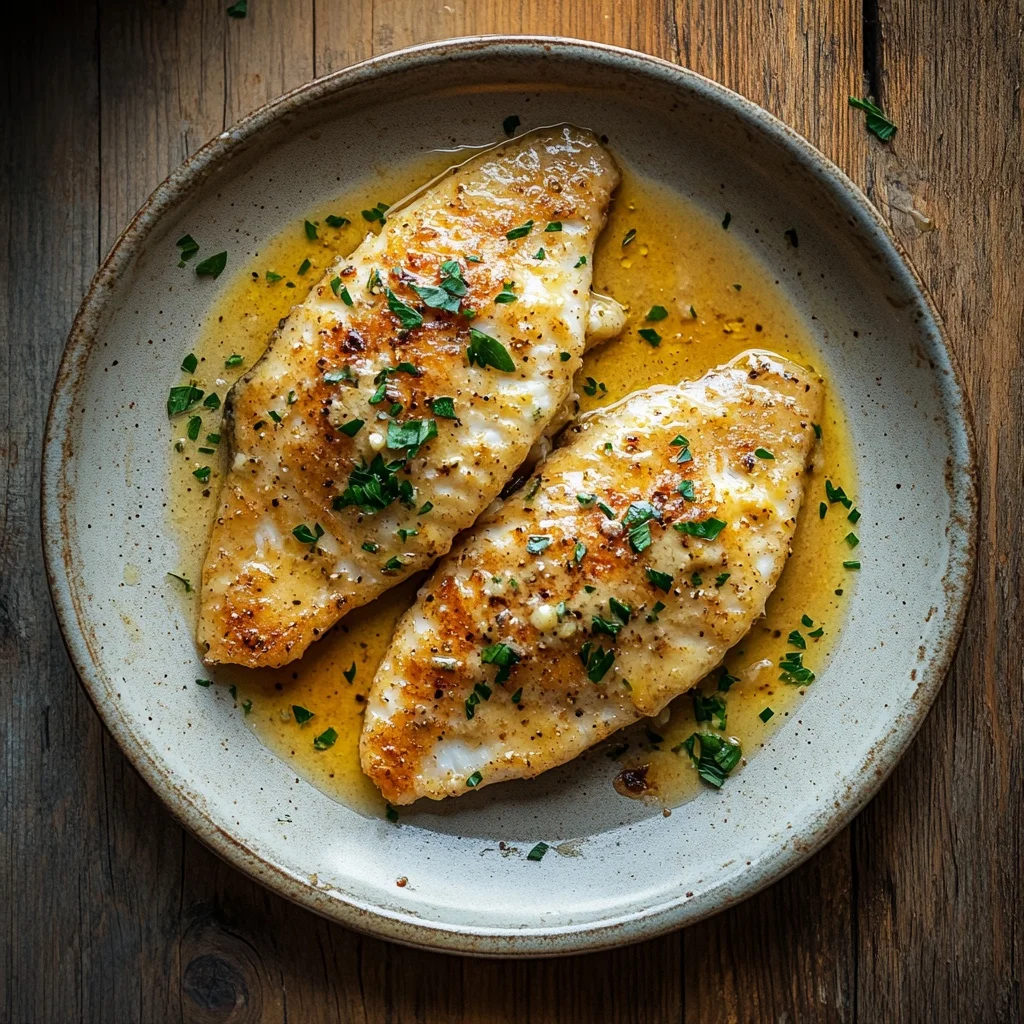 garlic butter oven baked tilapia serving suggestion