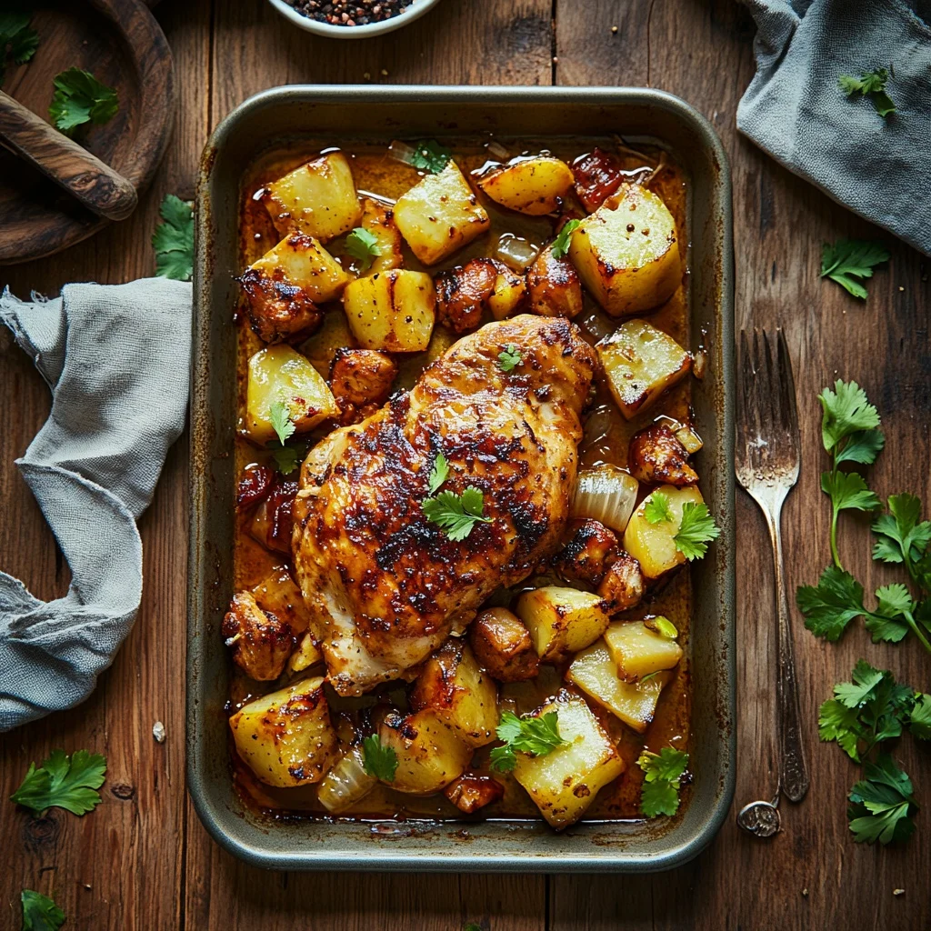 hawaiian chicken sheet pan ingredients