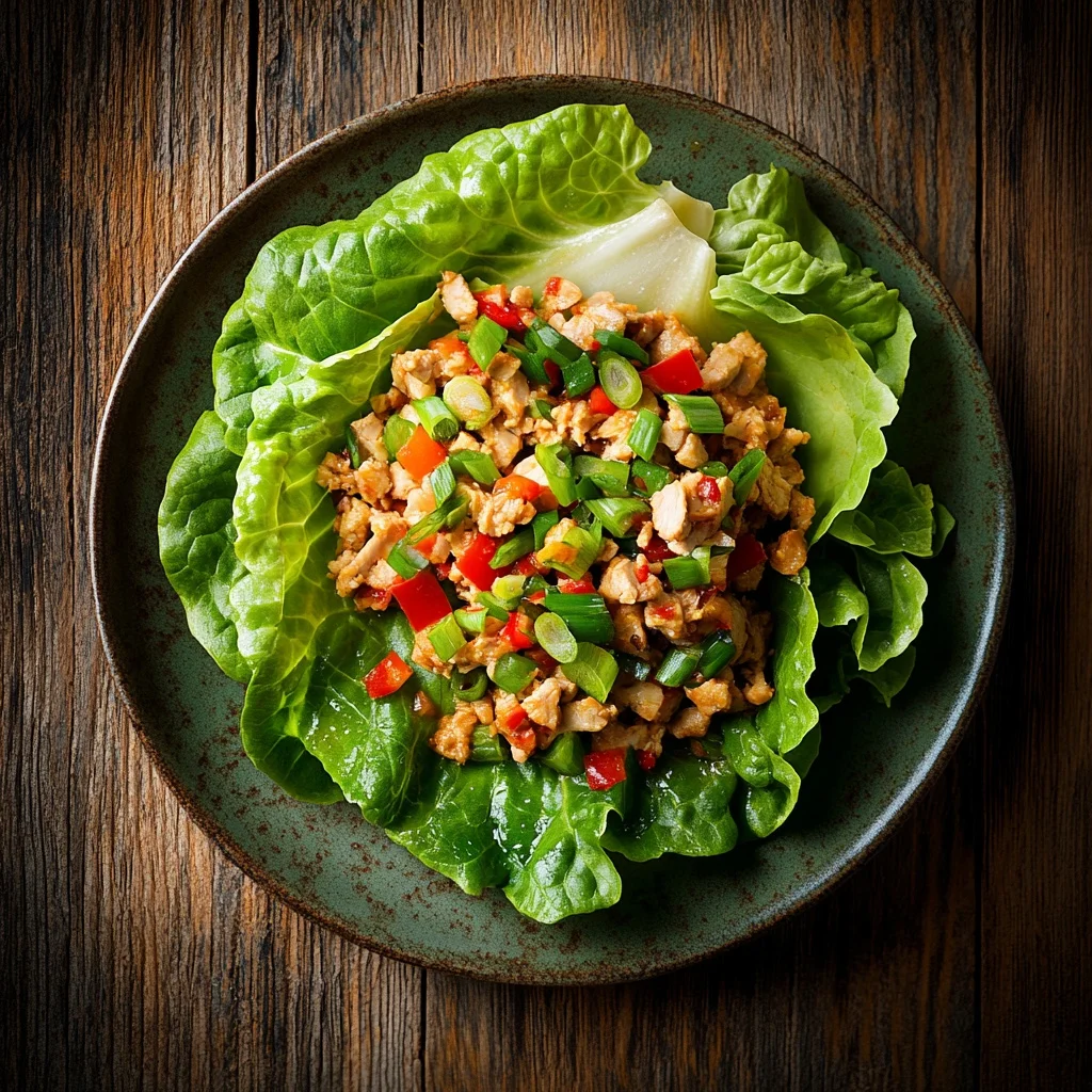 healthy turkey lettuce wraps