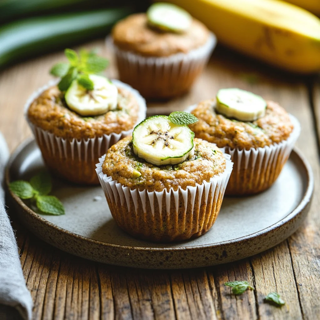 Healthy Zucchini Banana Muffins — 45 Minutes, Perfectly Moist