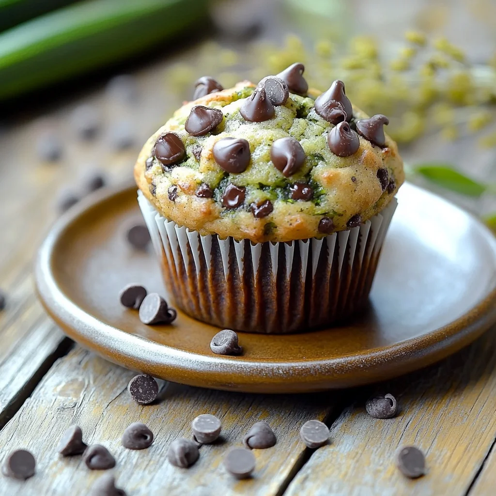 healthy zucchini muffins with chocolate chips ingredients