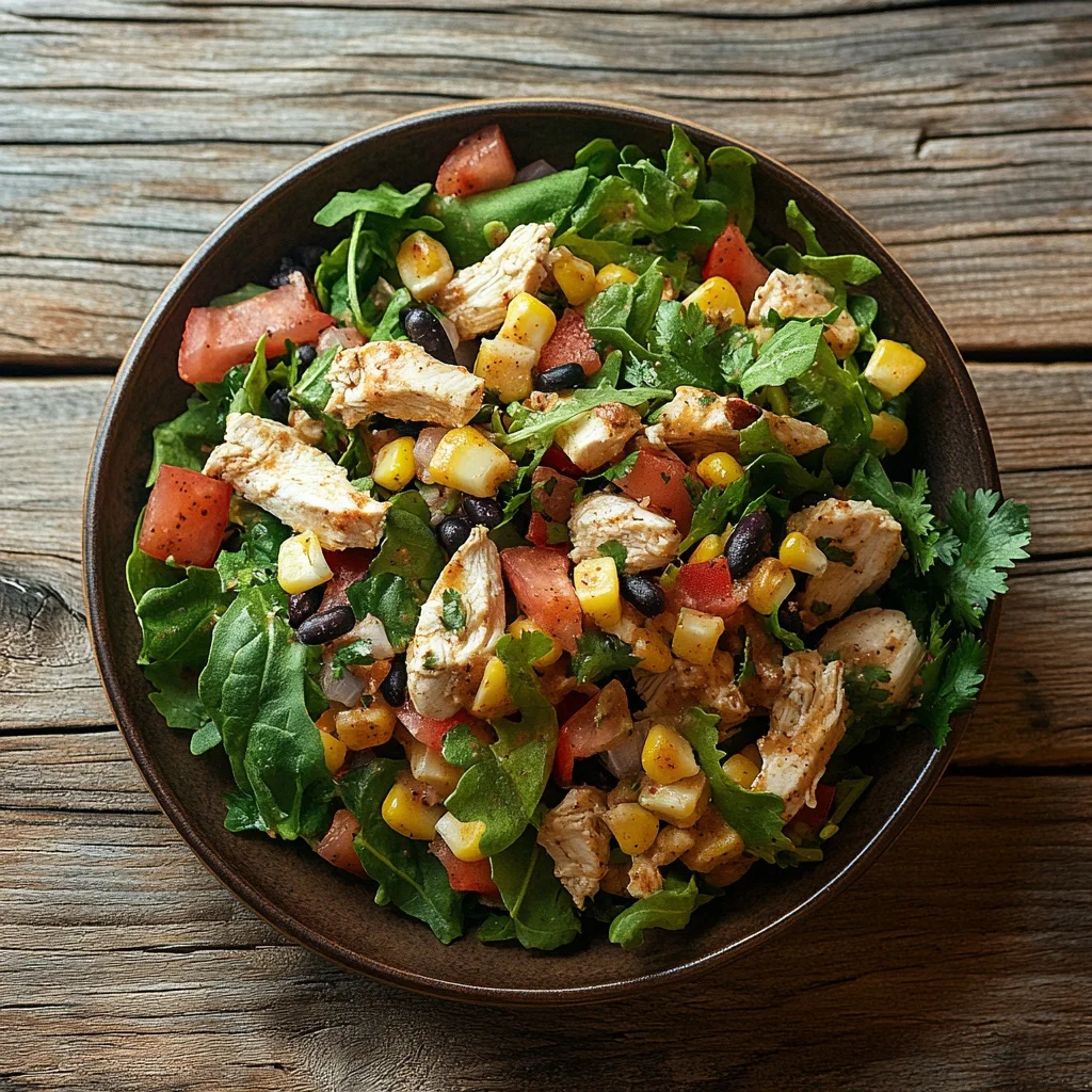 high protein southwest chicken salad