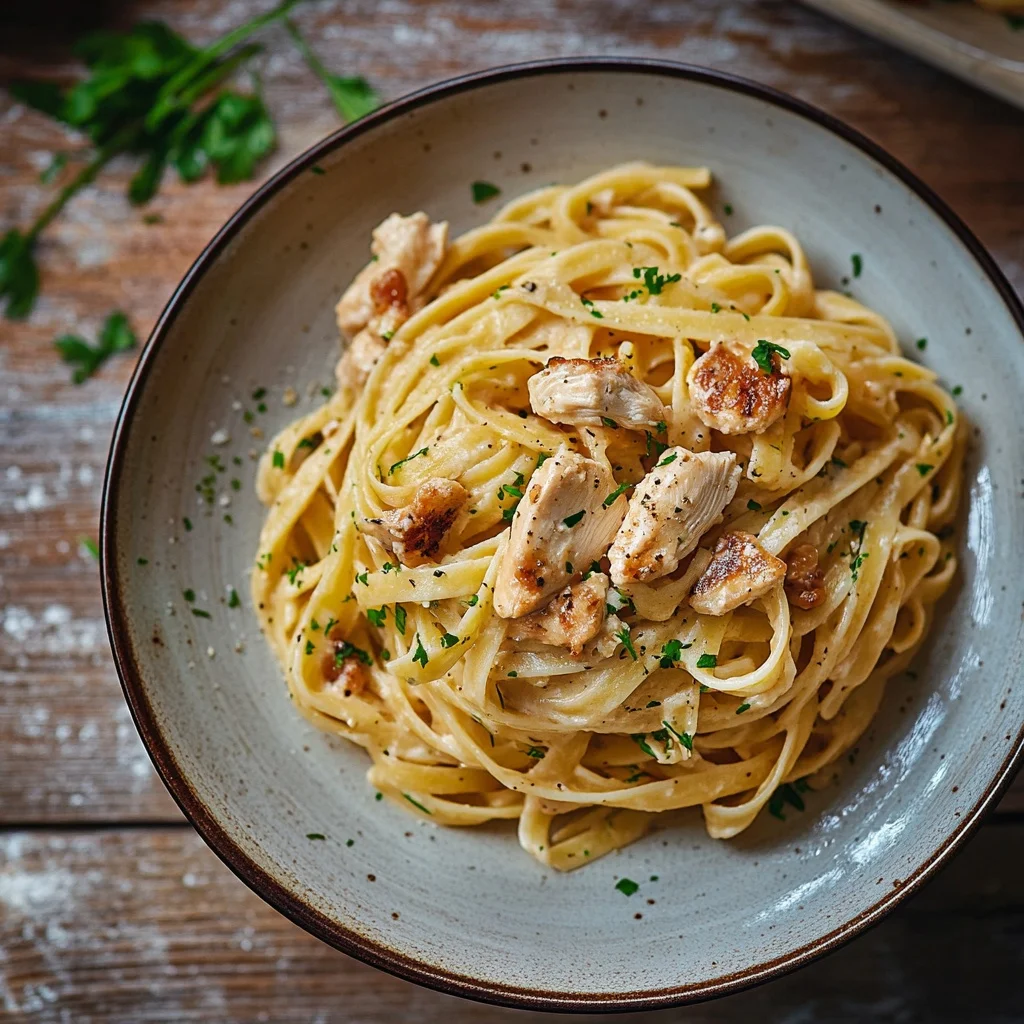 irresistible chicken pasta serving suggestion