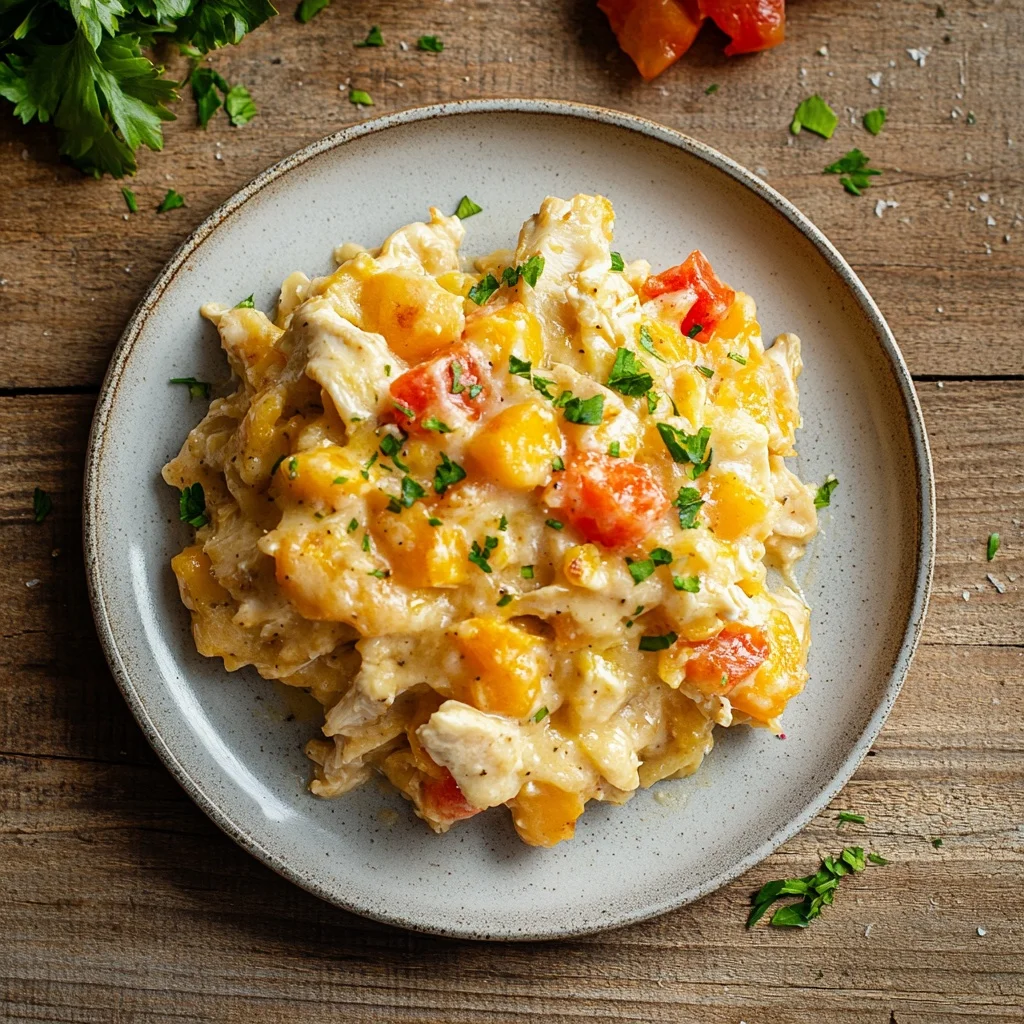 million dollar chicken casserole serving suggestion