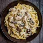 one pot creamy chicken and mushroom pasta