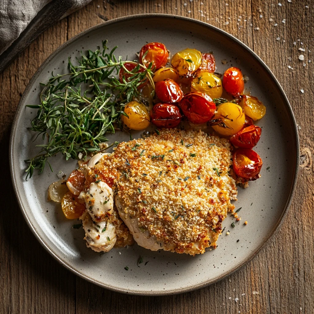 parmesan crusted sheet pan chicken dinner recipe ingredients