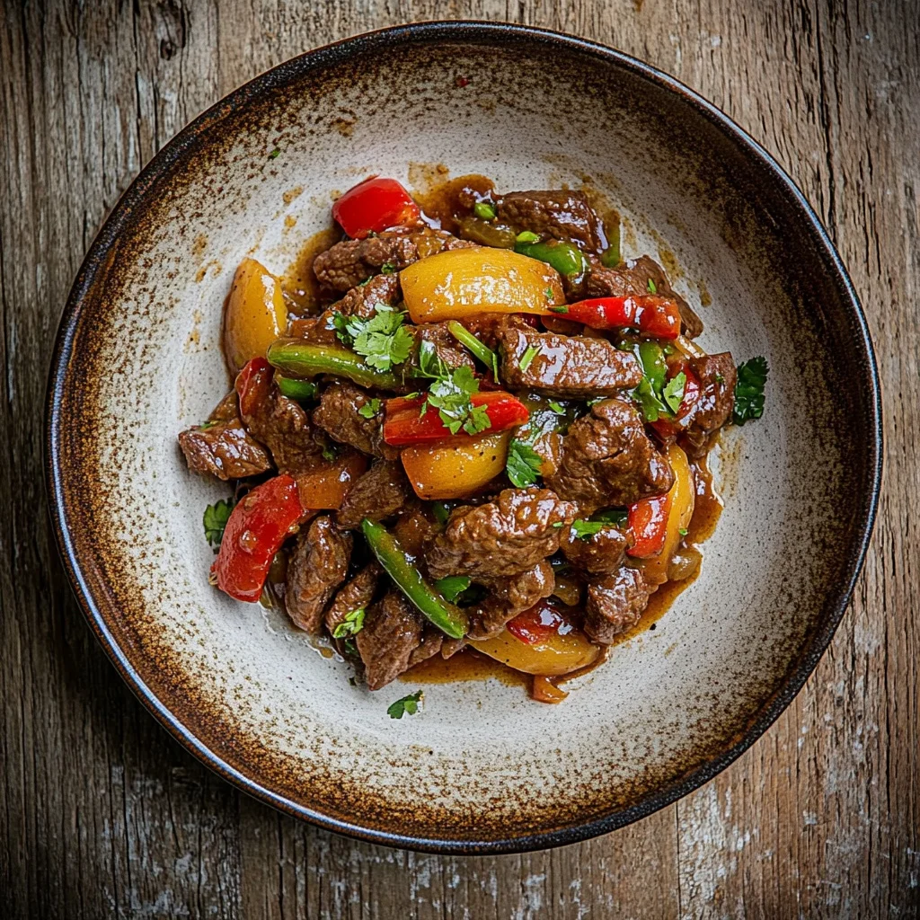 quick 15-minute beef stir-fry serving suggestion
