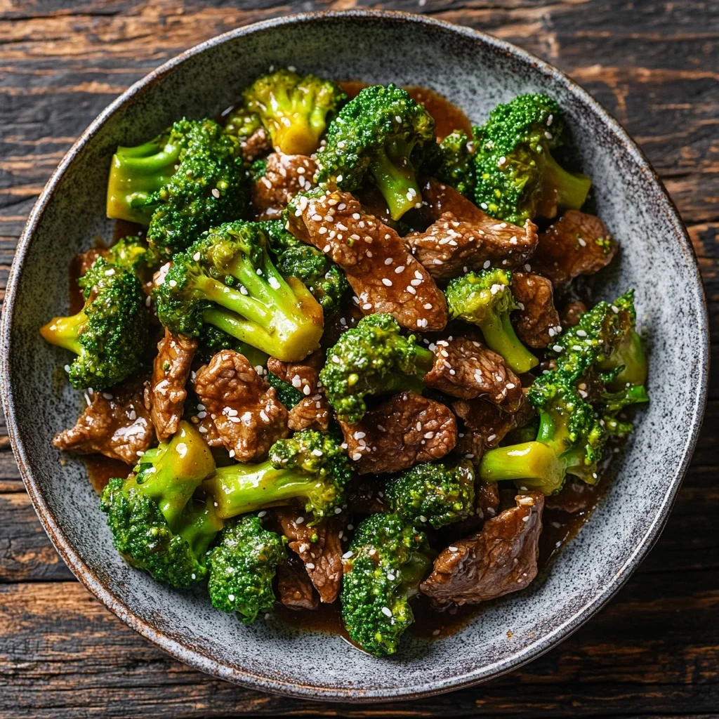 quick beef and broccoli stir fry serving suggestion