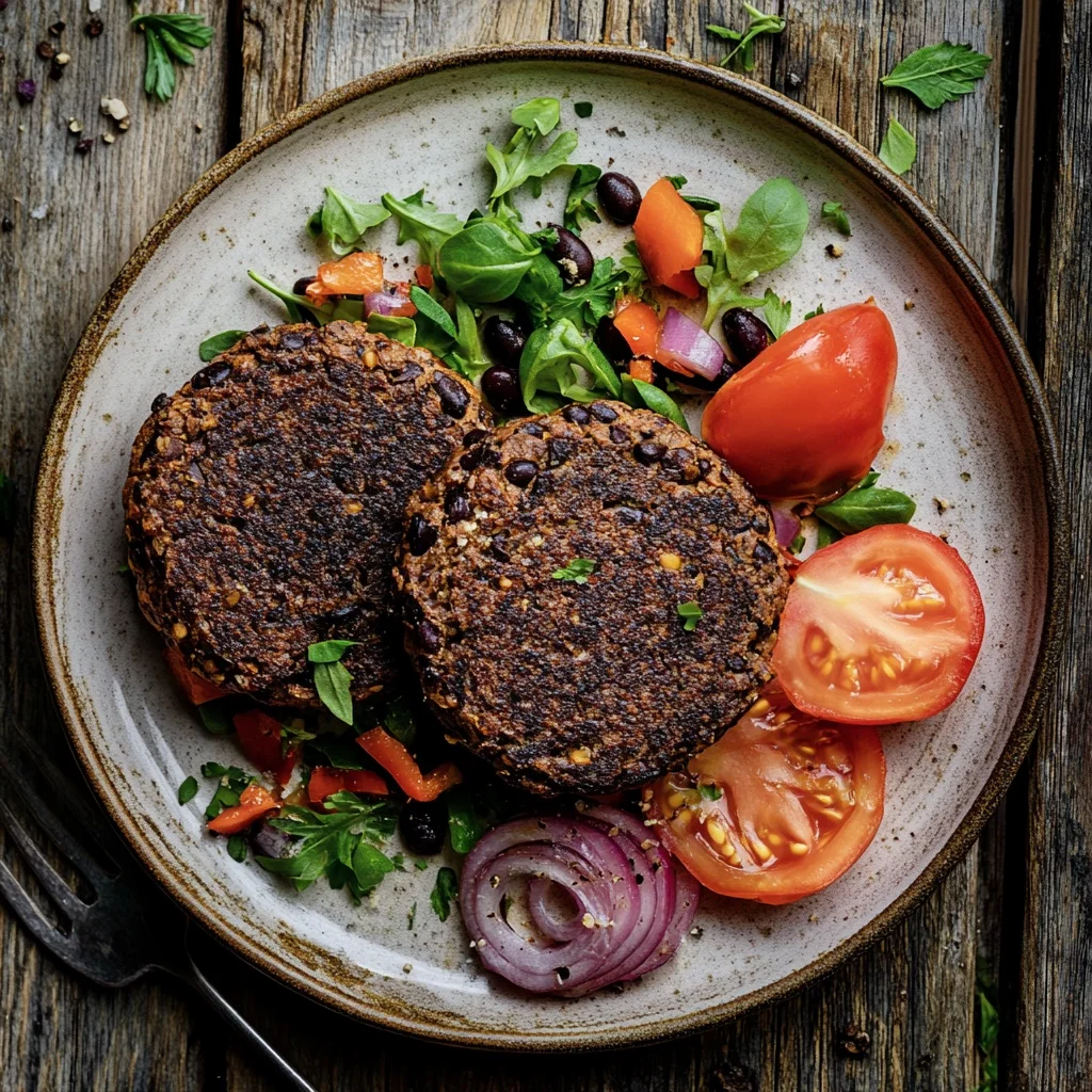 quick black bean burgers ingredients