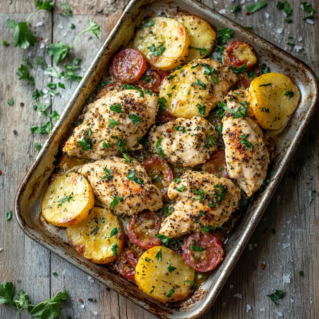 ranch chicken sheet pan | easy 35-minute recipe ingredients