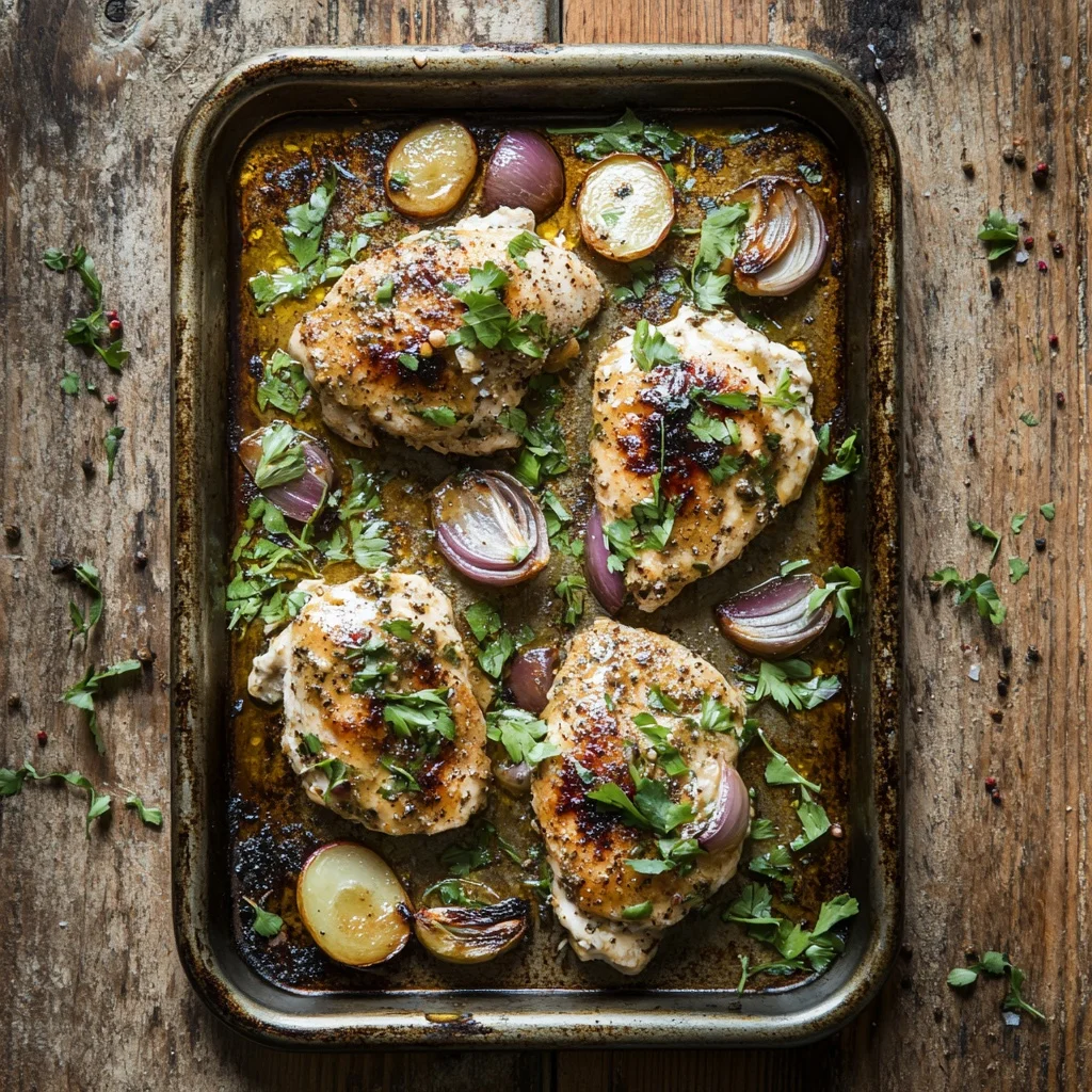 ranch chicken sheet pan | easy 35-minute recipe serving suggestion