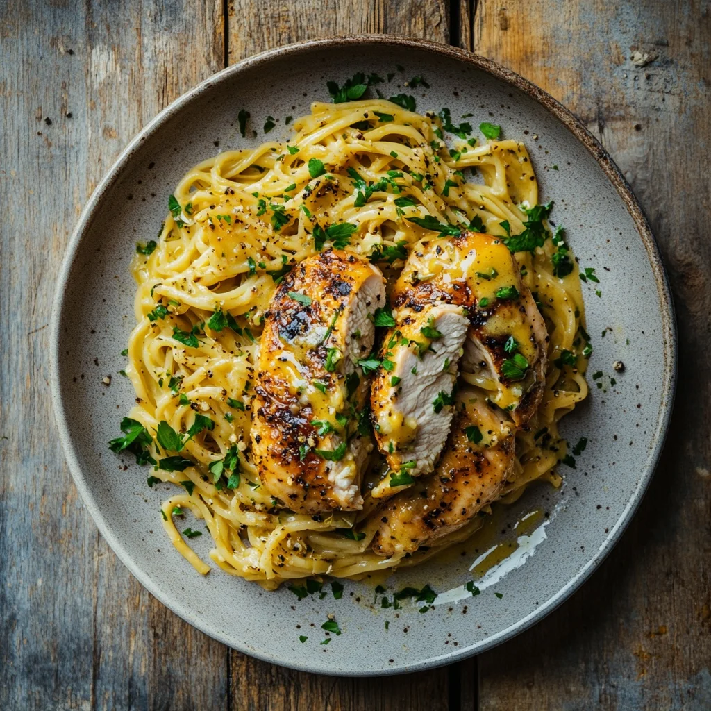 savory one-pan chicken with buttered noodles ingredients