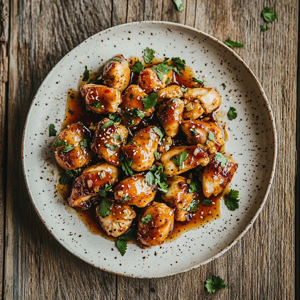 sheet pan honey sriracha chicken serving suggestion