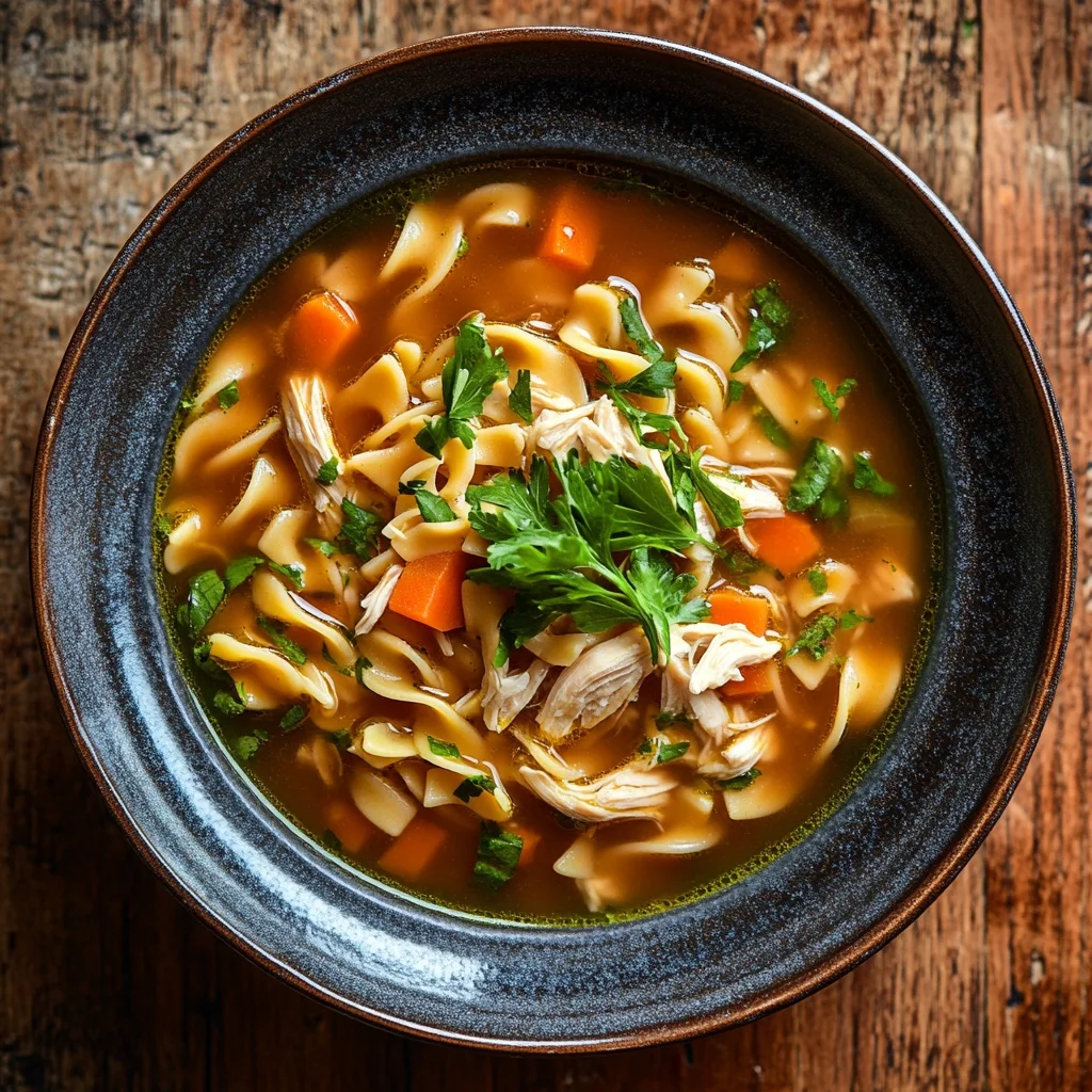 slow cooker chicken noodle soup