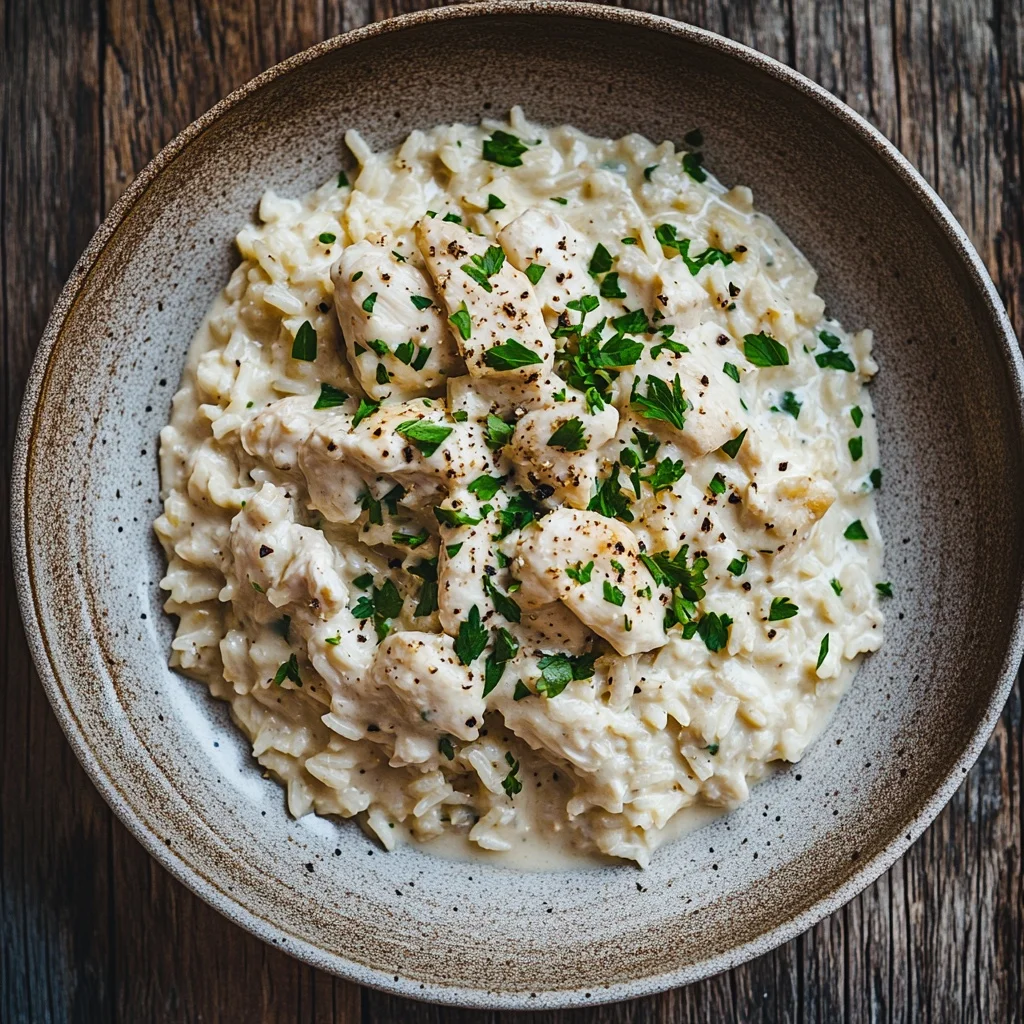 slow cooker creamy chicken and rice ingredients